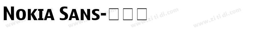 Nokia Sans字体转换